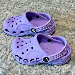 Toddler Purple / Lavender Crocs | Size 8